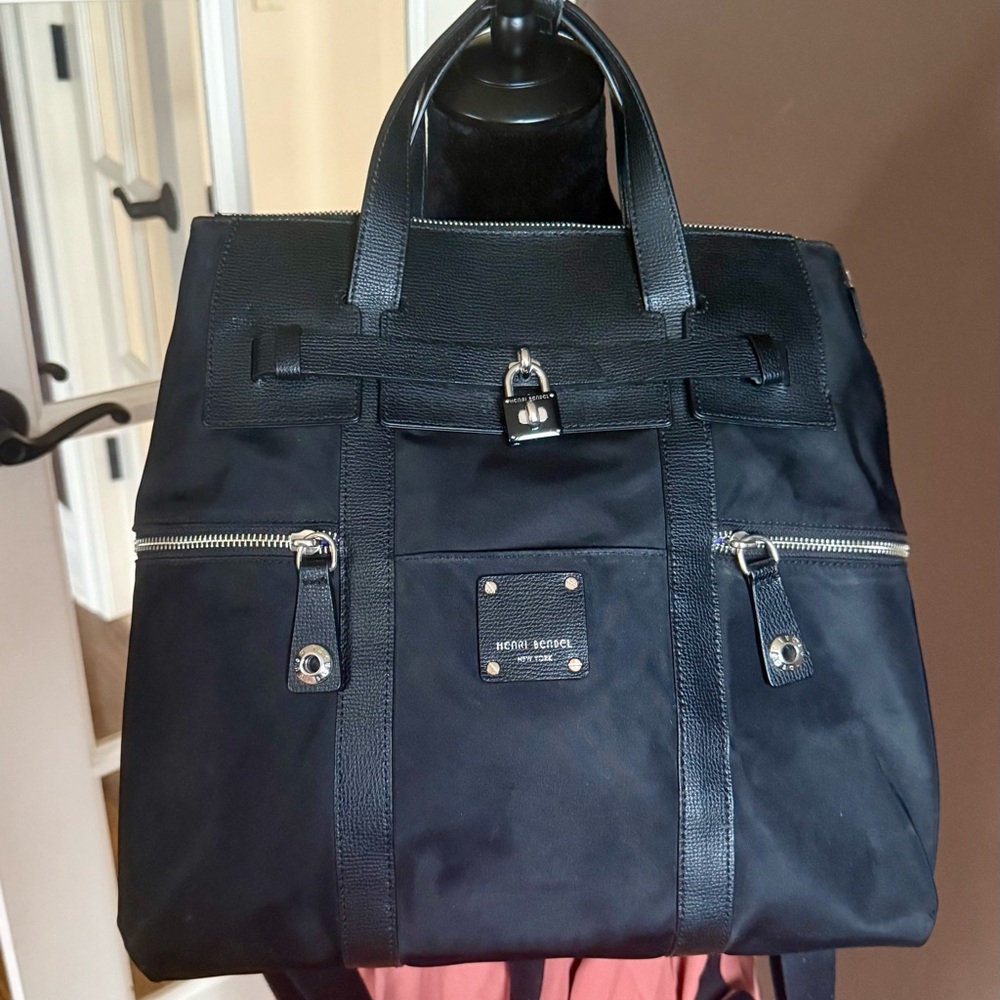 Henri Bendel Black Briefcase for Men